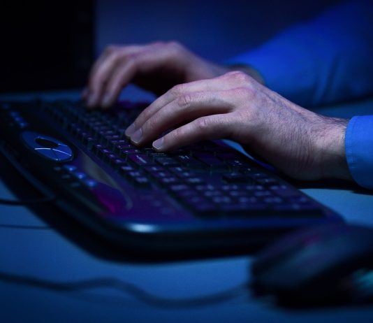 Csalók kínálják pénzért a KarrierM állásportál ingyenes szolgáltatásait Hacker hacking the server in the dark room