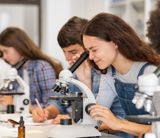 Kinek fekszik a gimnázium, milyen előnye van a technikumnak? Iskolatípusok a középfokú oktatásban Biology class at high school lab