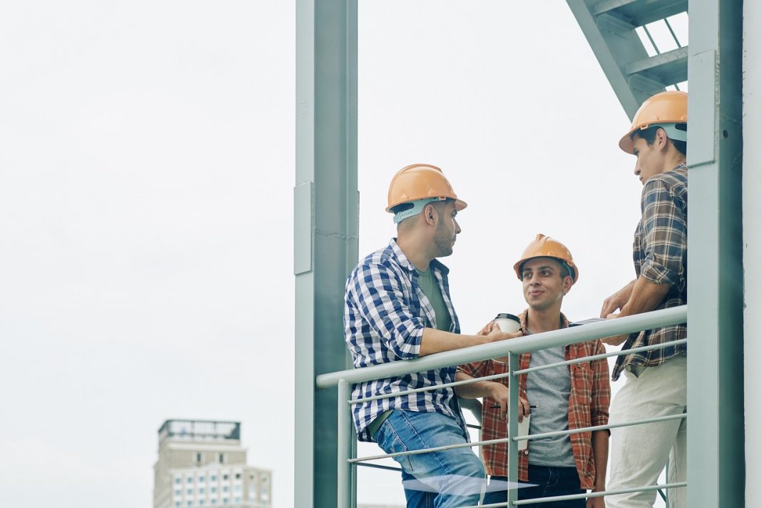 Men Having Break At Work