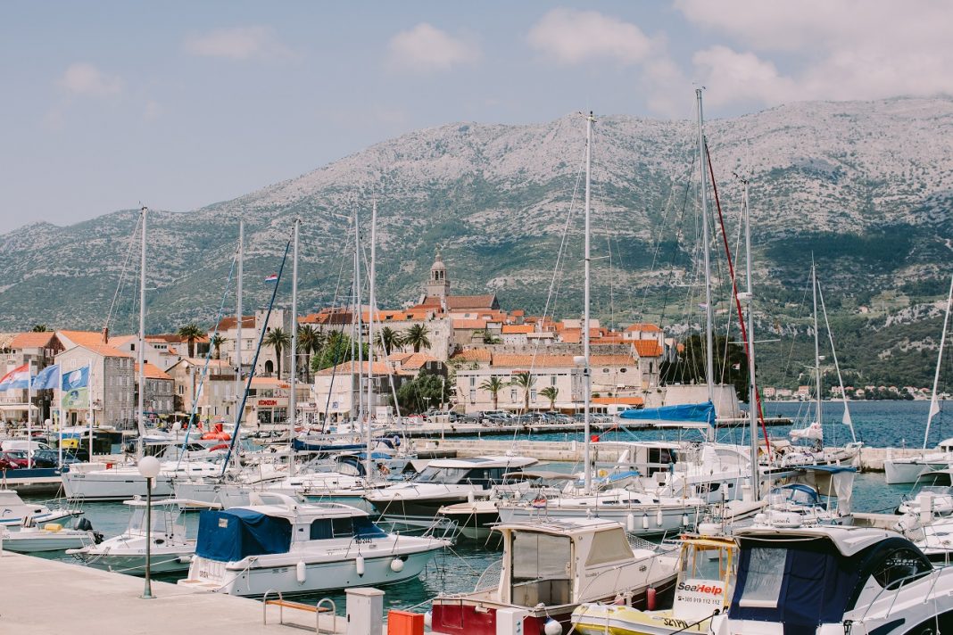 Korcula island in Croatia