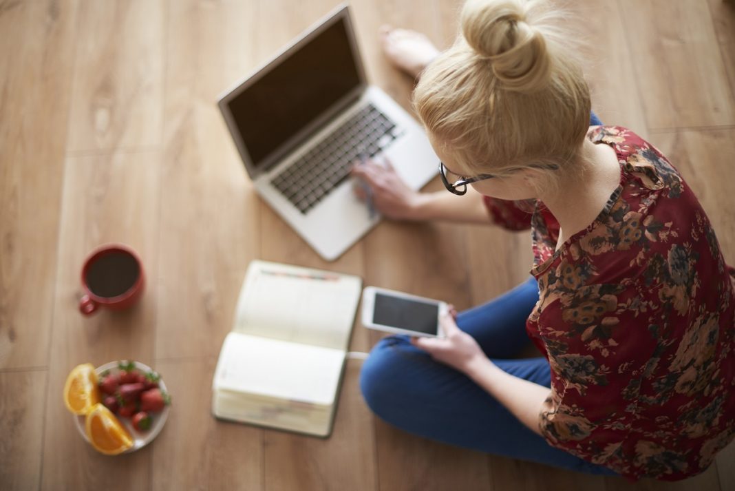 Small business of young woman