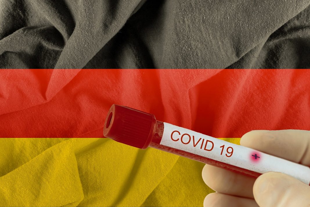 COVID-19 Coronavirus chinese infection of Germany with infection blood test in laboratory