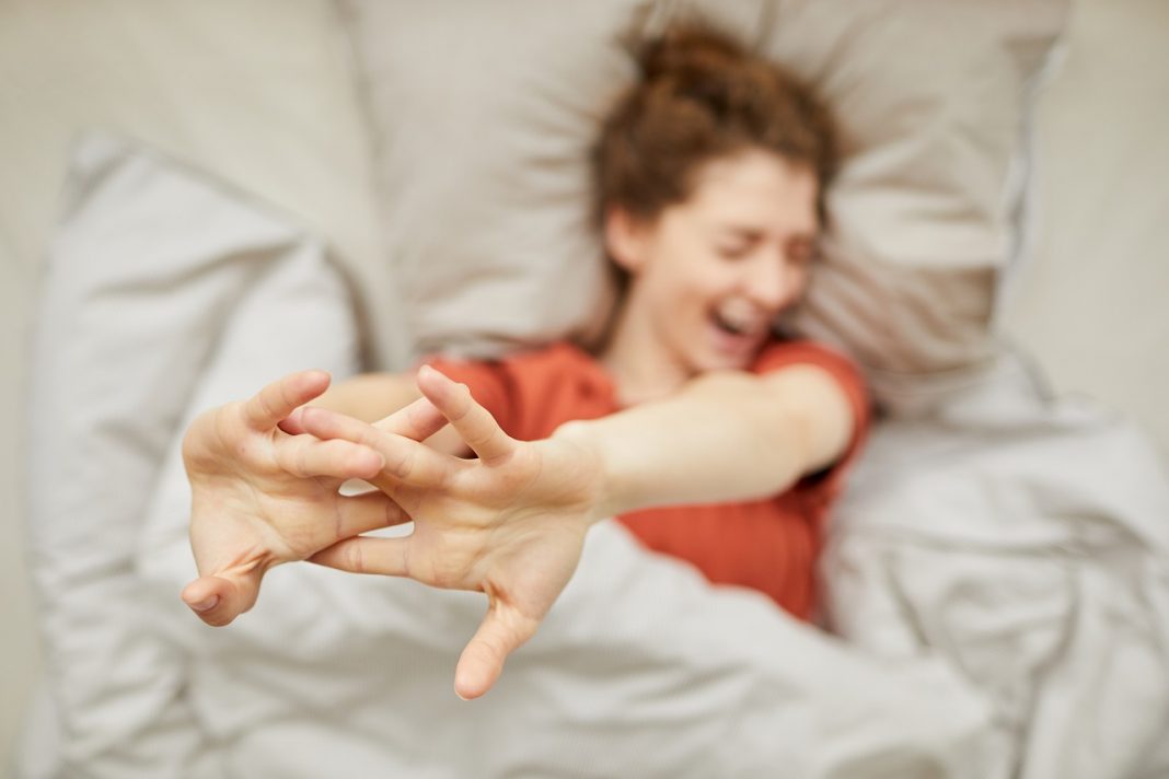 Waking up in the morning