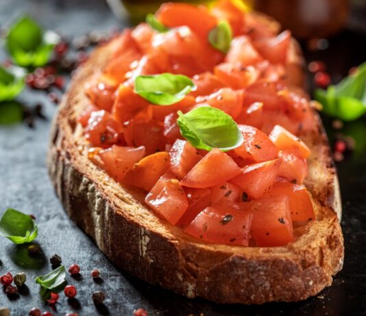 A legfinomabb bruschetta pár perc alatt elkészíthető bruschetta, egeszseges taplalkozas, munkaebed, recept