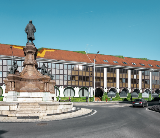 A piacvezető IWG Pécsen folytatja magyarországi terjeszkedését Fészek_Irodaház_Zsolnay_Pécs