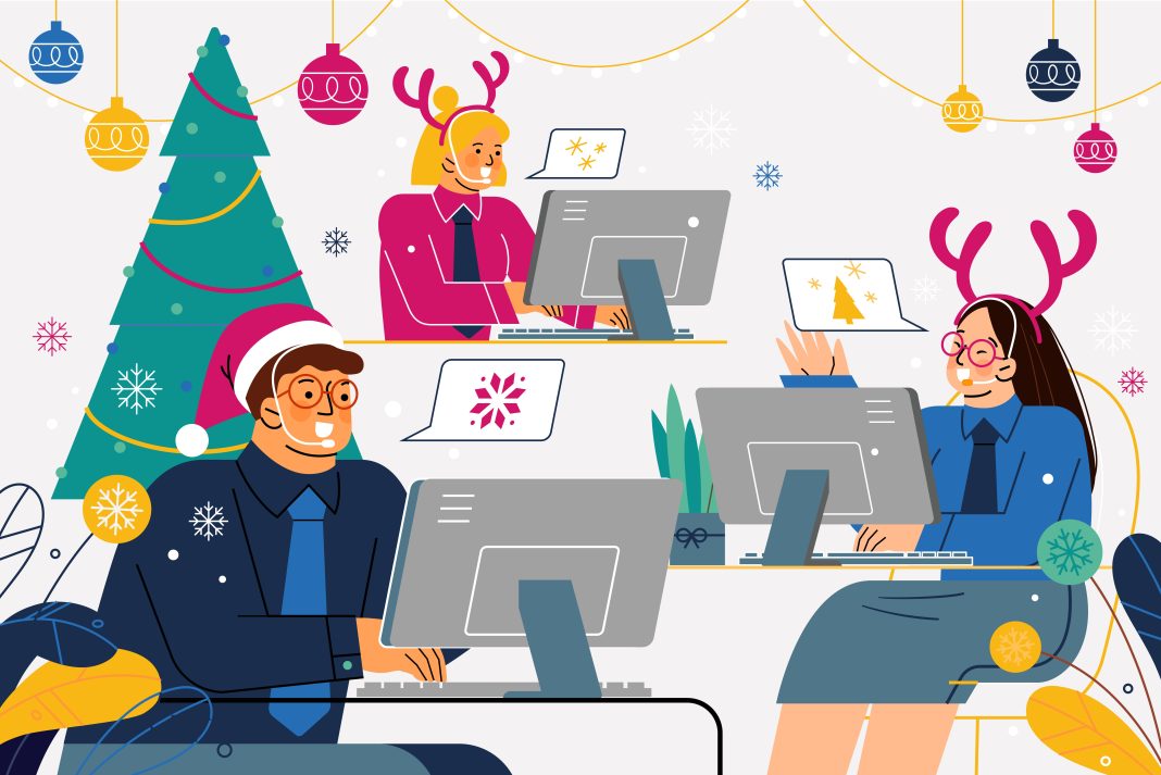 Miért nem veszik fel decemberben a cégek a telefont? Ügyfélszolgálatosok karácsonykor - grafika